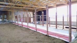 Fiberglass posts and fencing helped to add durability to palpation lanes, and calving/maternity pens.